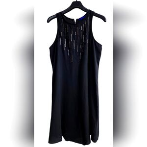 APT 9 Black A Line sheath dress size L